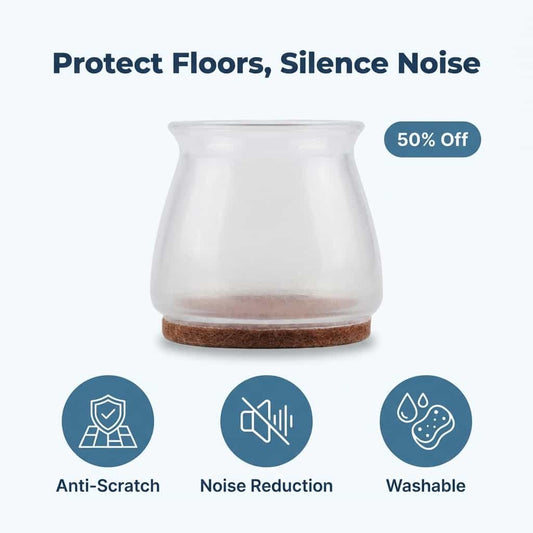SlideSafe™ - 保護您的家免受刮痕和不必要的家具噪音干擾