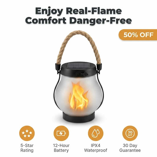 La Linterna Solar EverFlame - Una Llama Perfecta, Cada Noche