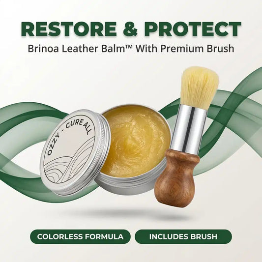 Brinoa 皮革護理膏 - 恢復光澤並防止龜裂