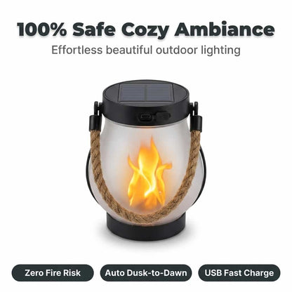 La Lanterne Solaire EverFlame - Une Flamme Parfaite, Chaque Nuit