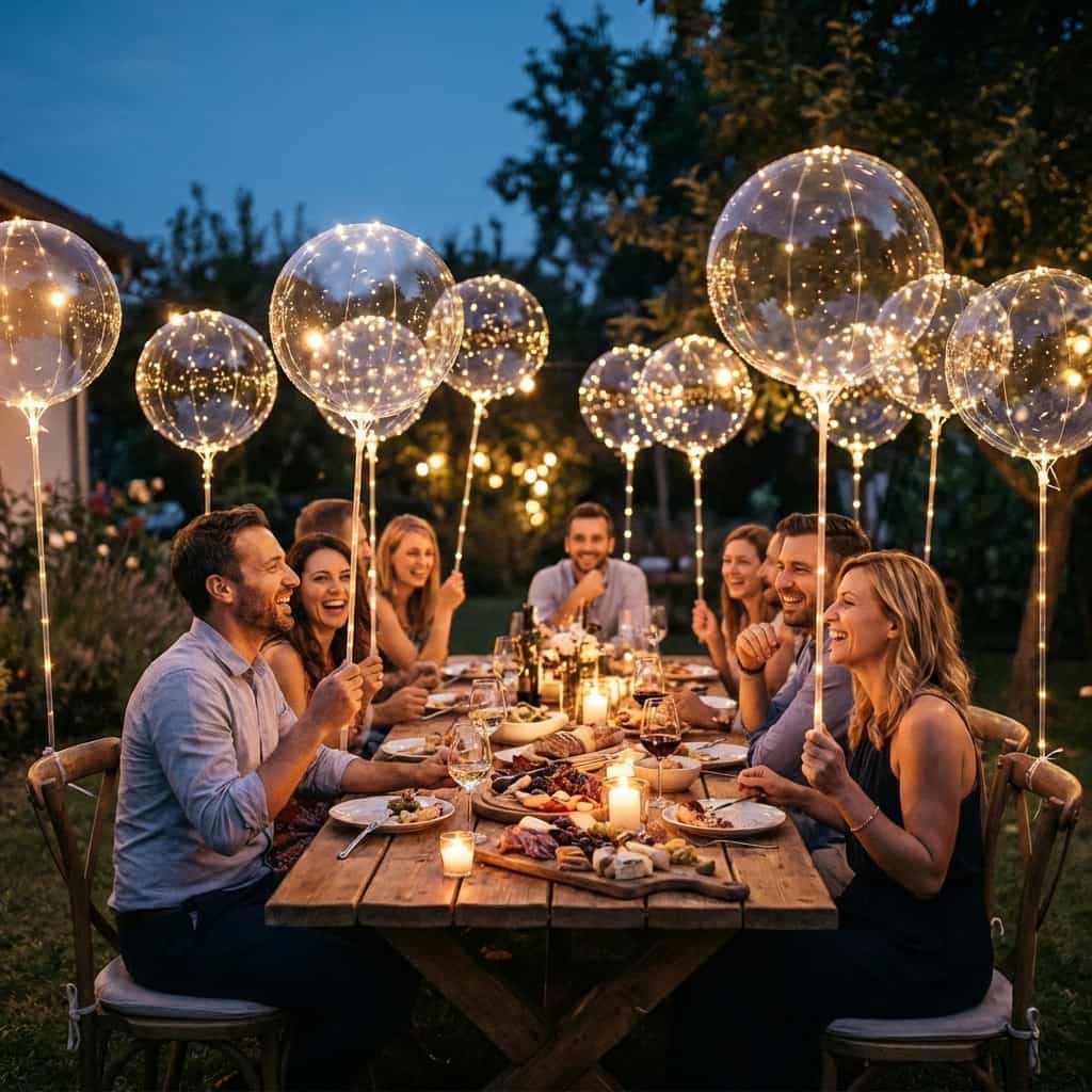 LED dekorativní balónky na párty