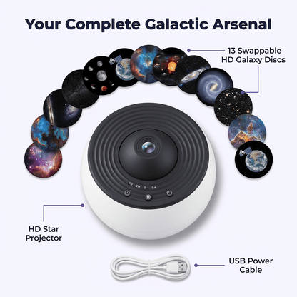 Projektor Gwiazd HD Galaxy - Cicha praca dla spokojnego i kojącego środowiska snu
