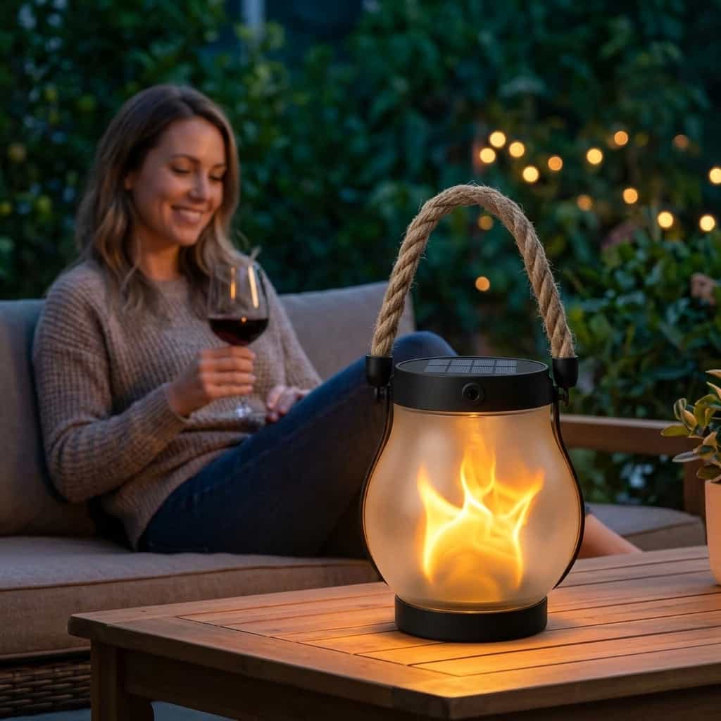 La Lanterne Solaire EverFlame - Une Flamme Parfaite, Chaque Nuit