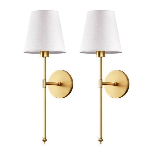 Apliques de pared inalámbricos elegantes - Instalación sin herramientas