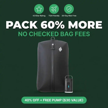 VakuShield™ Pro 旅行壓縮袋（附隨身抽氣泵）