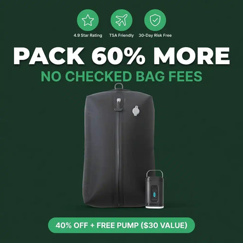 VakuShield™ Pro 旅行壓縮袋（附隨身抽氣泵）