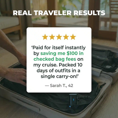 VakuShield™ Pro 旅行壓縮袋（附隨身抽氣泵）