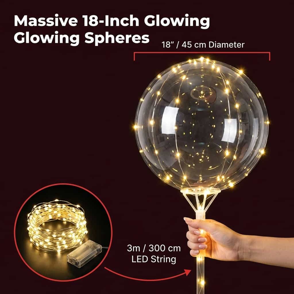 LED dekorativní balónky na párty
